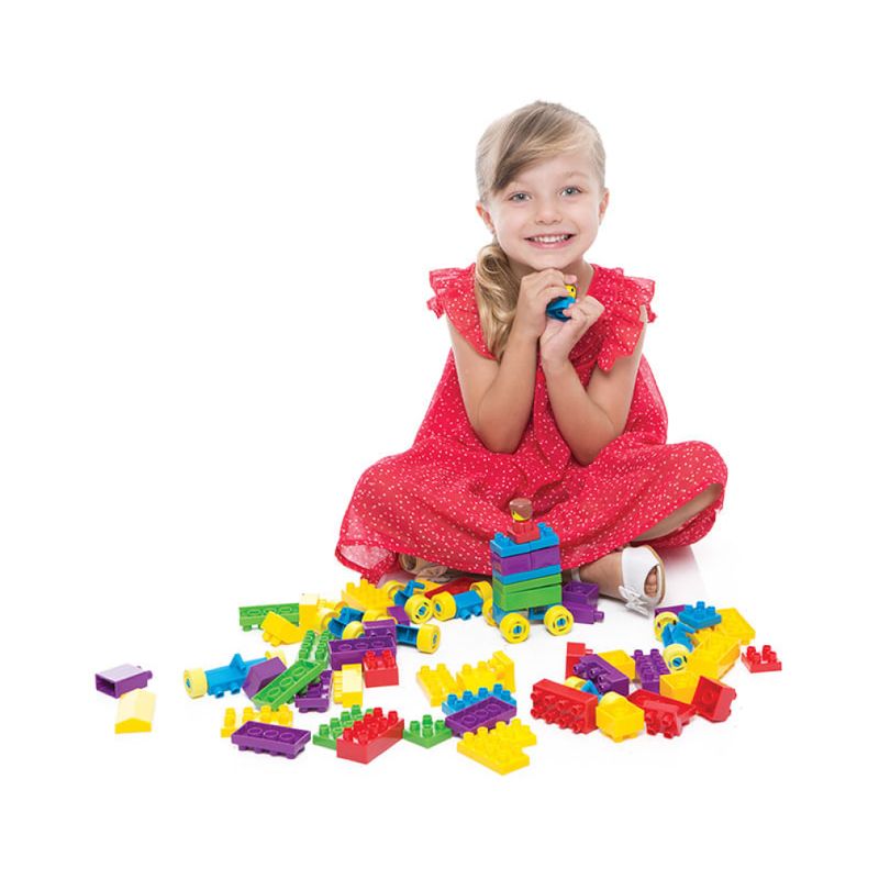 Blocos De Montar 80 Peças Tand Kids Toyster 002296