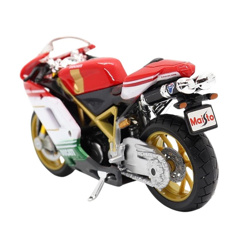 YAMAHA R1 Diecast Motocicleta Modelo, vermelho, preto, 1:18 Escala