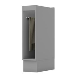 Armário Porta Toalha Sem Tampo Americana Henn 20 cm | Cinza