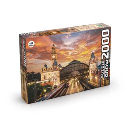 Quebra-Cabeça 2000 Peças Estação Da Luz Grow 03737