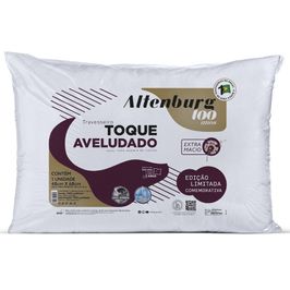 Travesseiro Altenburg Toque Aveludado 48x68 | Branco (S/V)