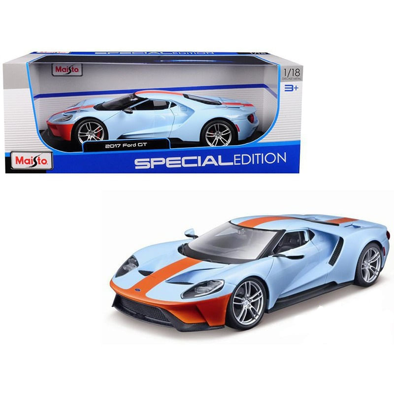 Miniatura Carro Ford Gt 2017 1 18 Maisto Special Edition