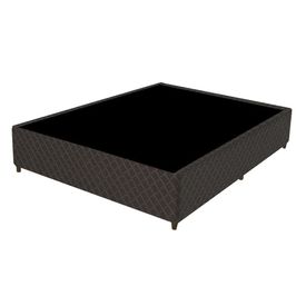 Base Para Cama Box Casal Gazin New Poliester 138x188cm | Marrom (S/V)