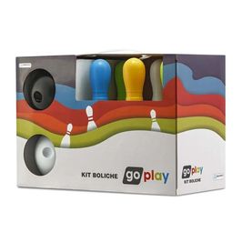 Kit Boliche Com 6 Pinos Go Play Multikids Br946