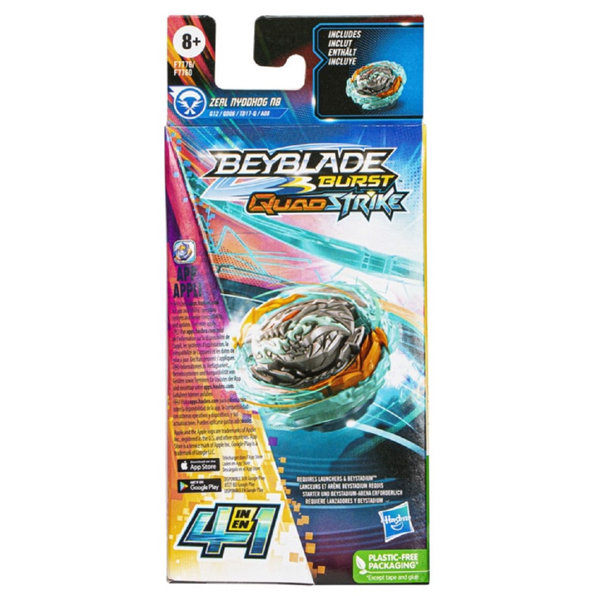 人気メーカー・ブランド F7776 Beyblade Nyddhog Zeal Qs Burst Pião - MM Lojas バッグ