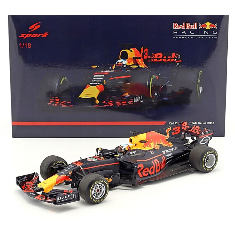 Miniatura Carro Red Bull Racing TAG Heuer RB13 2017 3 1 18