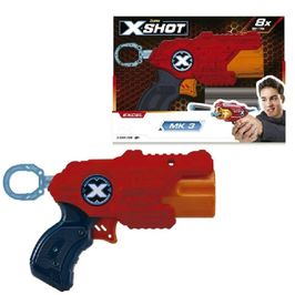 Lancador X-Shot Red Mini Tk3 3 Tiros X Shot 5706