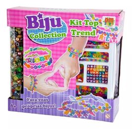 Kit Biju Collection Top Trend Miçangas Dm Brasil Dmt6317