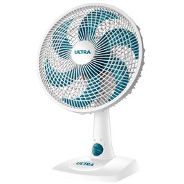 Ventilador de Mesa Ultra 30cm 6 Pás 3 Velocidades Mondial V-30-6P | Branco/Azul (127 V)