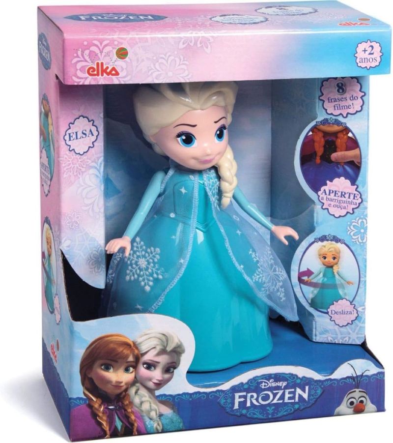 Boneca Mimo Frozen II Elsa Que Canta com Luzes, Bonecas