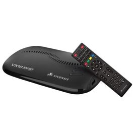 Receptor Digital Vivensis Smart Via Satelite XV10 | Preto (Bivolt)