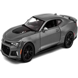 Miniatura Carro 2017 Camaro Zl1 1/24 Kit De Montar Assembly Line Cinza Maisto 39512
