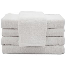 Kit 20 Toalhas de Rosto Para Salão de Beleza Soft - 40x60cm Branco