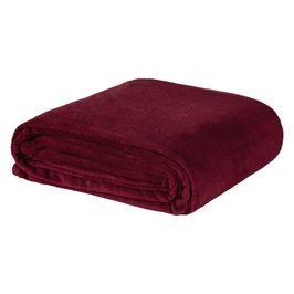 Cobertor Manta Fleece Chamego Queen - Vinho