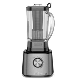 Liquidificador Philco PLQ2100PI 12 vel + Turbo 1400W 3,0L | Preto/Inox (220 V)