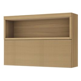 Armário Aéreo 1 Porta Basculante Nesher Marquesa 1,20m 100%Mdf | Nature (S/V)