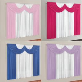 Cortina Montreal 2 Mts Sala Quarto ( Kit 4 Peças) Preço para Revenda Oferta