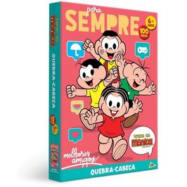 Quebra-Cabeça 100 Peças Turma Da Mônica Toyster 002845