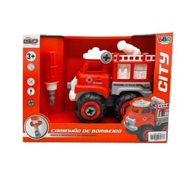 Caminhão De Bombeiro Monta E Desmonta Bbr R3184