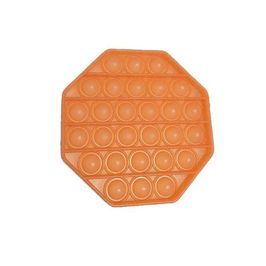 Pop It Fura Bolhas Divertido Glitter Octo Laranja Toyng 044065