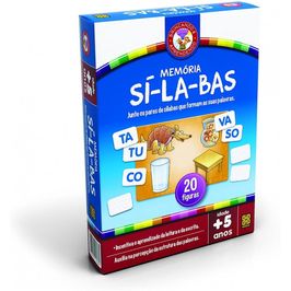 Jogo Memória Sílabas Grow 01698