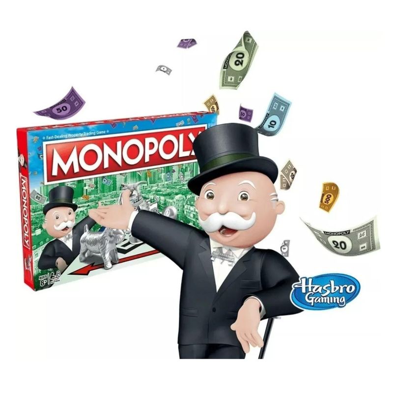 Jogo de Tabuleiro - Monopoly - Hasbro Gaming