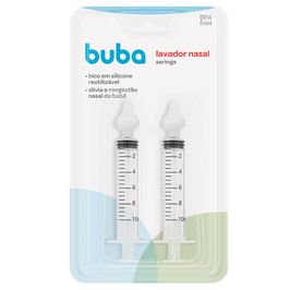 Lavador Nasal Seringa Com Ponta Em Silicone Buba 15655