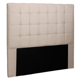 Cabeceira Decorativa King Size 1,95M Tropea Suede Bege G63 - Gran Belo