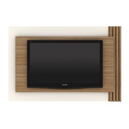 Painel Home para TV até 65 Sala de Estar PL3001 Natural/Off White G69 - Gran Belo