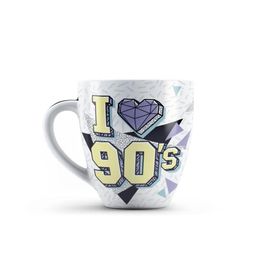 Caneca De Porcelana 90s 440ml Uphome Multilaser