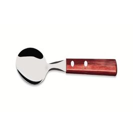 Colher Mesa Inox Polywood Vermelho Tramontina