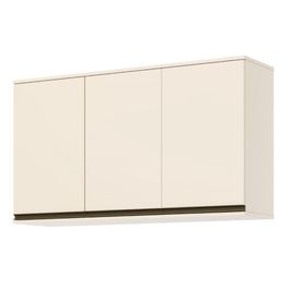 Armário Aéreo Connect 3 Portas 120cm Henn | Off White (S/V)