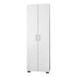 Estante de Livros para Escritório Home Office Portas Grandes Alf Branco Texturizado G47 - Gran Belo