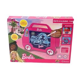 Lousa Pinte E Ilumine Da Barbie Fun F0123-6