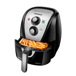 Fritadeira Sem Óleo Air Fryer 4L 1500W Mondial AFN-40-BI | Preto/Inox (220 V)