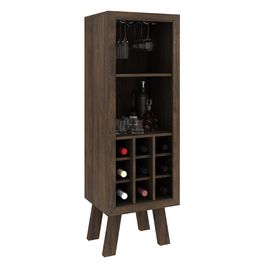 Adega Bar para Sala de Estar Decorativa AD5000 MDP Rustico G69 - Gran Belo