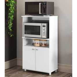 Armário Multimóveis Multiuso para Forno e Microondas 6148G Branco