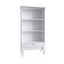 Buffet Complementos Alto Com 3 Prateleiras Móveis Canção Branco