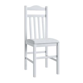 Conjunto 2 Cadeiras de Madeira 500 Móveis Canção Branco