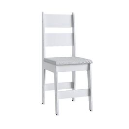 Conjunto 2 Cadeiras MDF Milano Móveis Canção Branco
