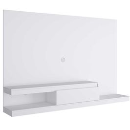 Painel Home De TV Com Gaveta 3 Prateleiras 134,4cm Quiditá Branco
