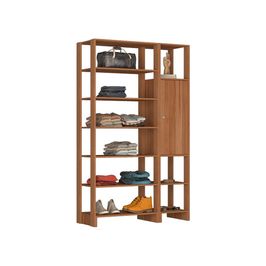 Smart Closet Yes Com Porta e 9 Prateleiras Nova Mobile Montana