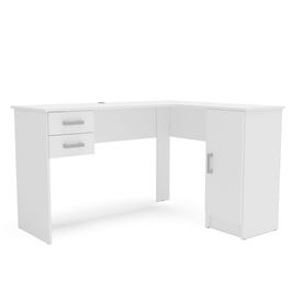 Mesa Barcelona 2 Gavetas 1 Porta Politorno Branco
