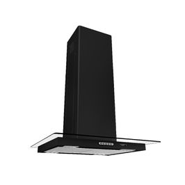 Coifa Fogatti Ilha Black Vidro Reto Preto / 110 V