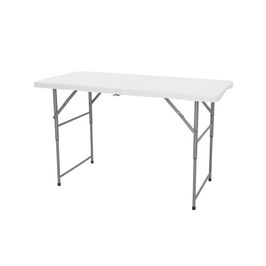 Mesa Dobrável Cusco Com Base em aço carbono Fratini Branco
