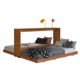 Cama Dupla Articulável Horizontal Solteiro 90 Phoenix Nogal
