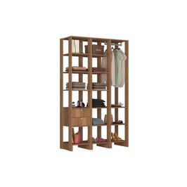 Closet Multi Yes Com Cabideiro 2 Gavetas e 14 Prateleiras Nova Mobile Montana