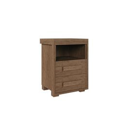 Mesa de Cabeceira Tóquio 2 Gavetas e 1 Prateleira Fenix