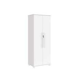 Multiuso Dallas 100% MDF  Pés em Madeira com Chave Branco