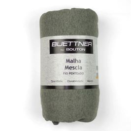 Lençol Com Elástico Buettner Casal Malha Mescla 138mx188mx30cm Bege